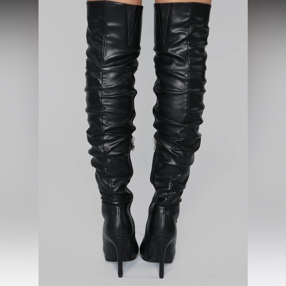 Fashionnova Knee High Boots - Picture 3 of 4